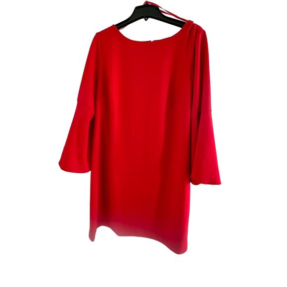 JESSICA HOWARD red dress, 18w, bell sleeves - Picture 1 of 3